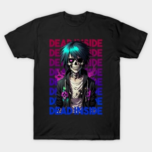 Emo Zombie Dead Inside T-Shirt